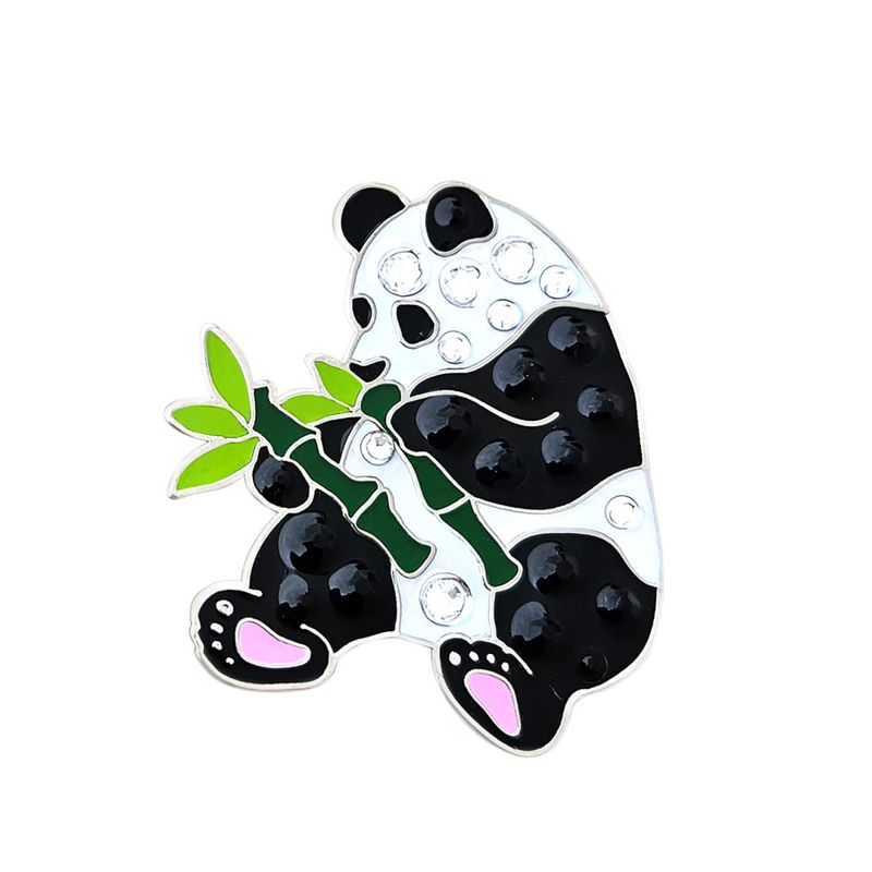 Hat Clip med Swarovski Crystal markør (Panda)