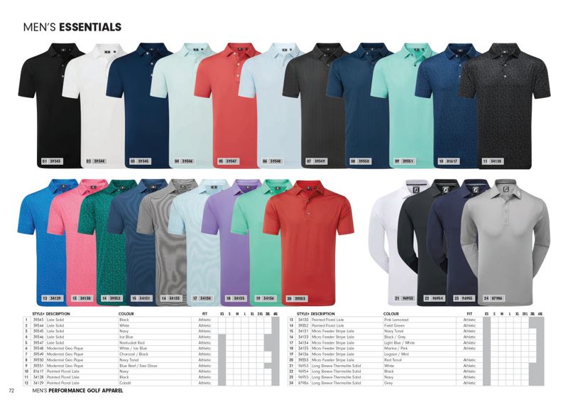 FootJoy  Langermet Thermal skjorte